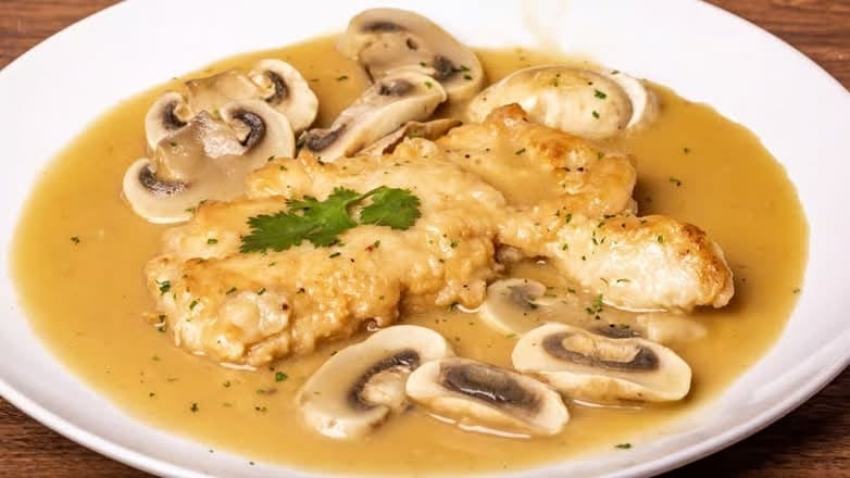 Chicken Marsala.